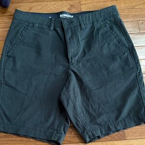 Sonoma Men's Charcoal Flat Front Shorts